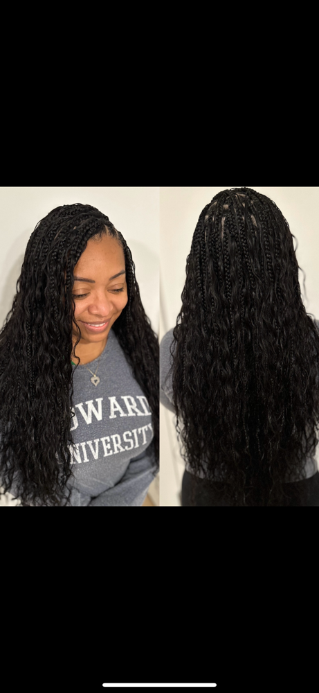 Bohemian Knotless Braids