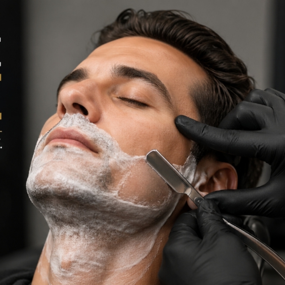 Straight Razor Full Face Shave at PH's Barber Services in OKC, OK