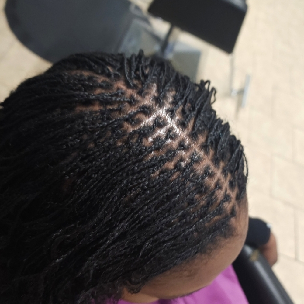 Micro Loc Twist Locs/ Braid Loc at Taunya's Hair Thair-apy in Hinesville, GA