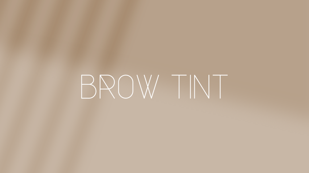 Brow Tint