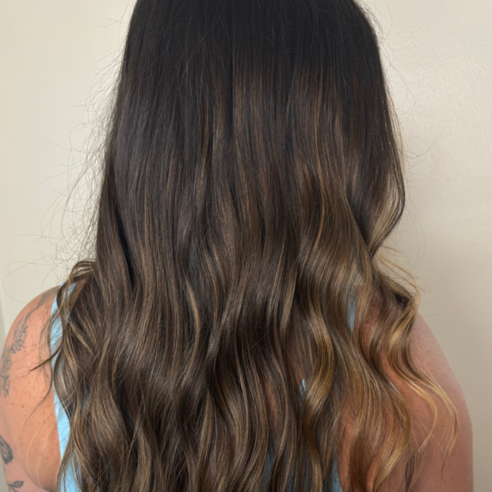 Partial custom dimensional color at Emily Thornton in Jacksonville, FL