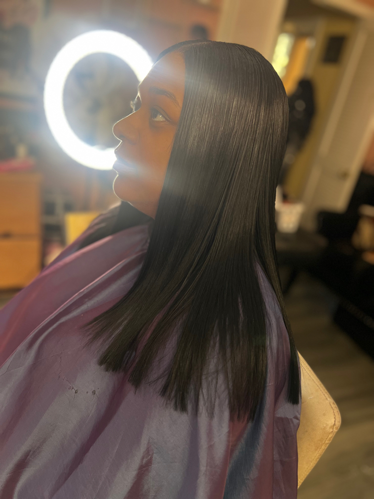 Frontal Long Strait Quickweave