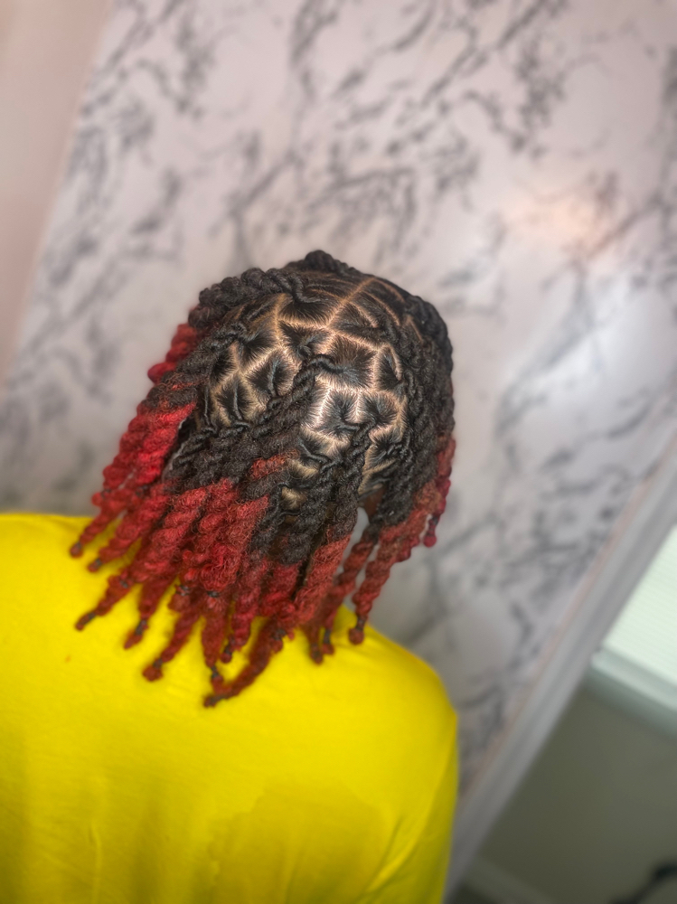 Loc Retwist + Style