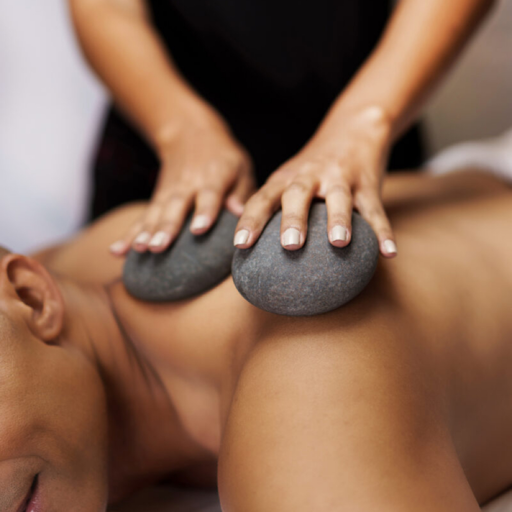 Hot stone massage at Healing Points Massage Therapy in West Orange, NJ
