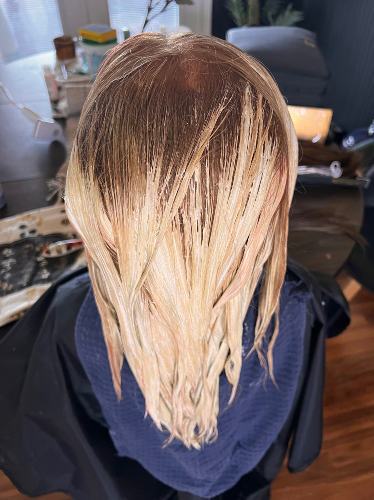 Custom Balayage + Toner + Cut