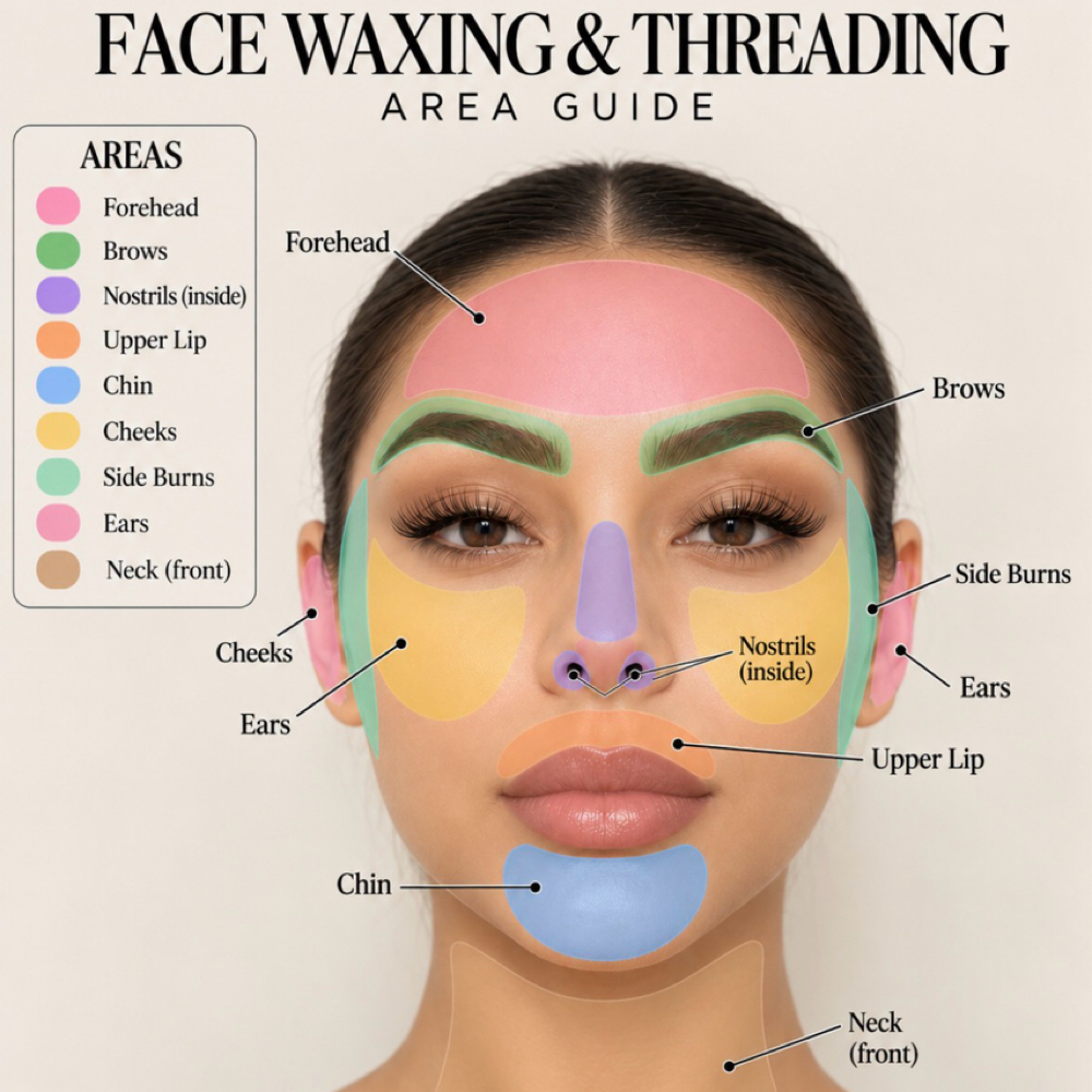 Full Face Threading at LUX STUDIO in Farmington, NM