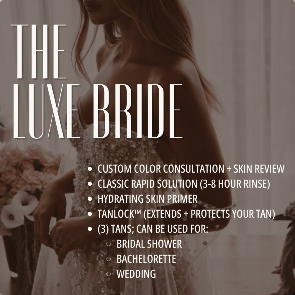 The Luxe Bride at TANCIETY Mobile Spray Tan in Queens, NY