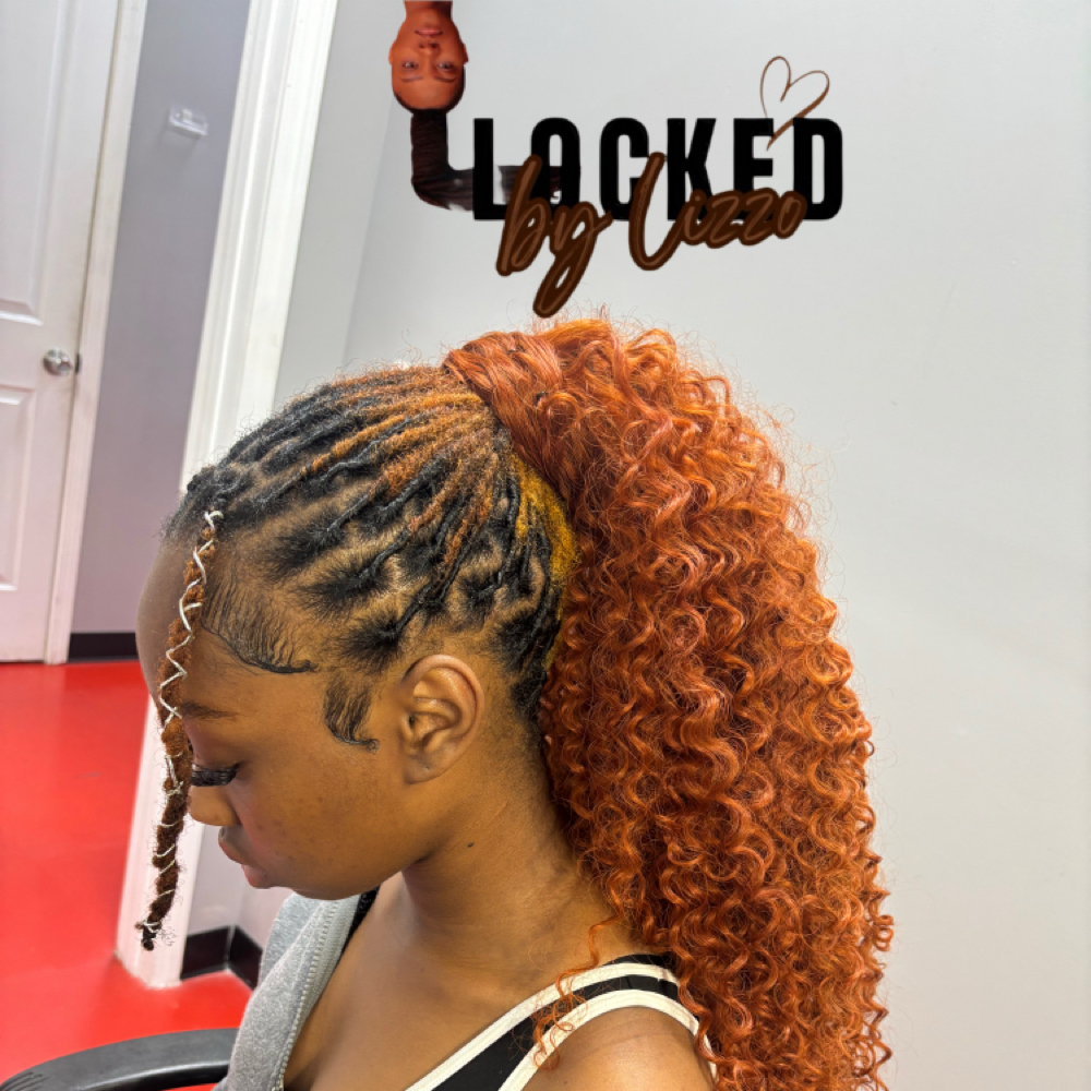 loc ponytail at Locdbylizzo in Jonebsoro, GA