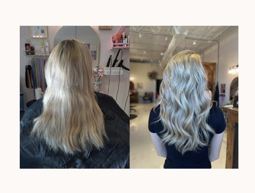 Blonding Root Retouch at The Emmy Effect in San Angelo, TX