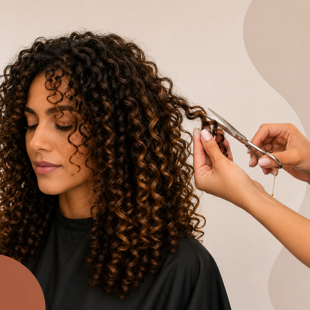 Women Curly Shape & Cut at AV Curly Hair Studio in New Brunswick, NJ