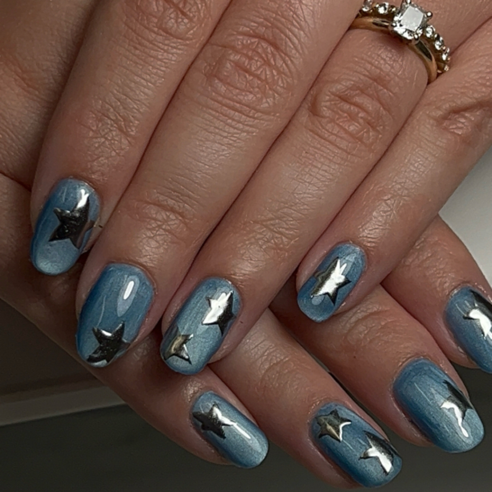Structured Gel Mani at Desert Moon Nails in Lakewood, CO
