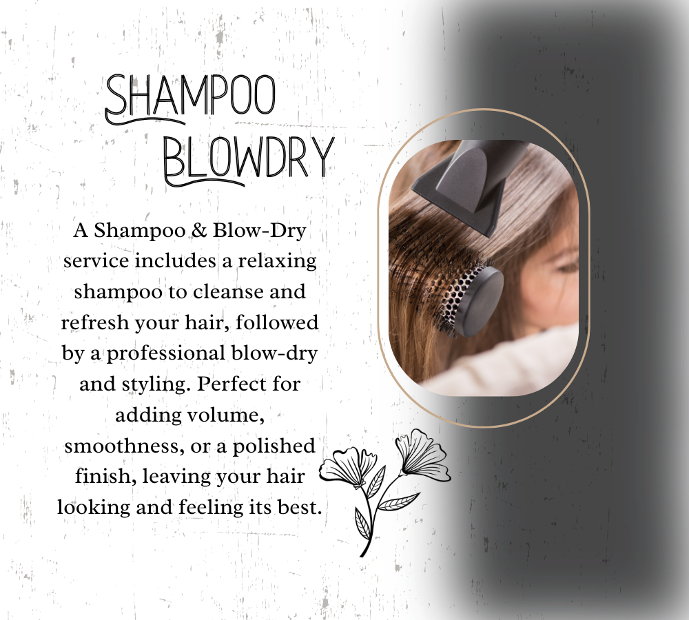 Shampoo/Blowdry