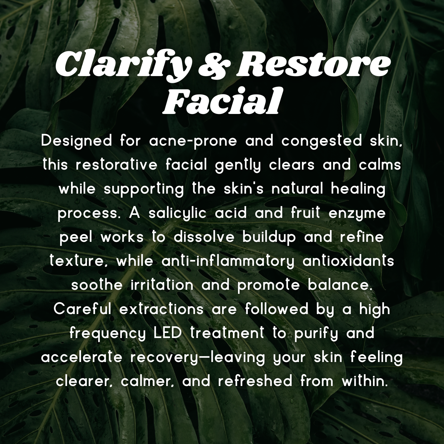Clarify & Restore Facial