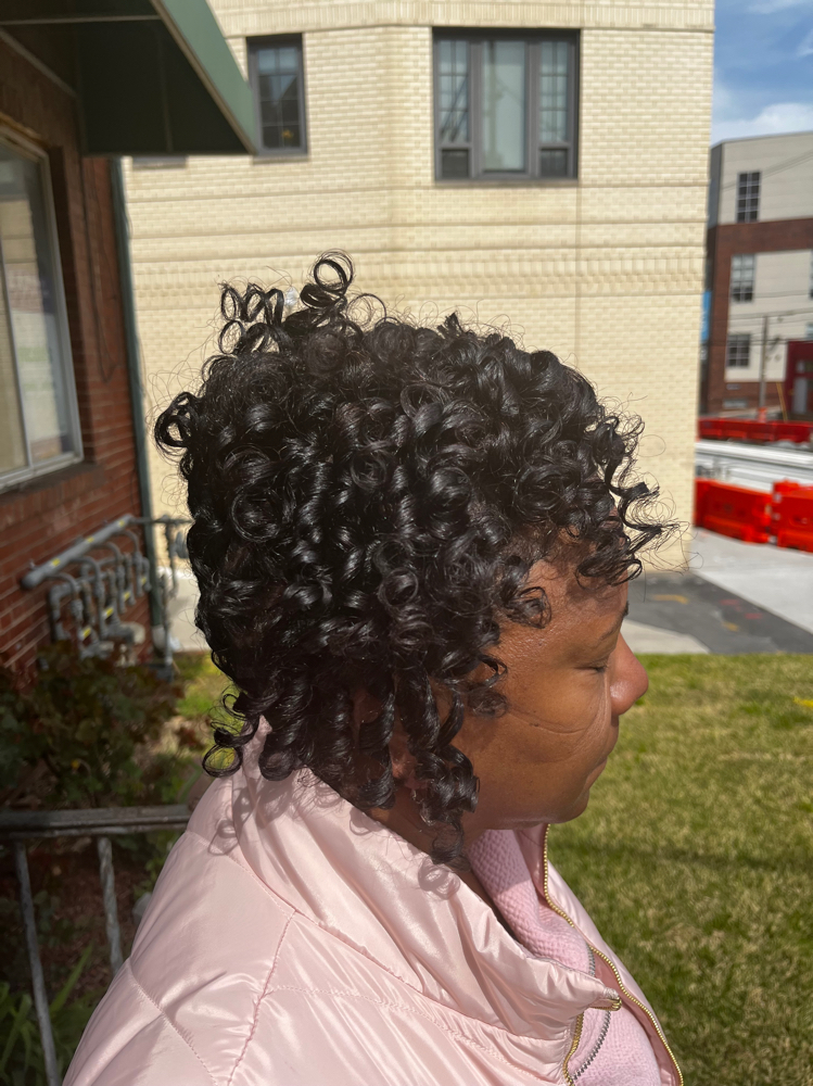 Flexi Rods/Perm Rods at Royal Roots Natural Hair Salon Studio in Bowie, MD