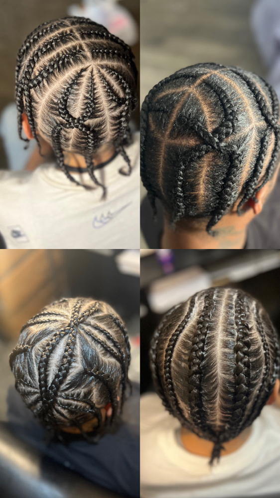 Masculine Natural Braids