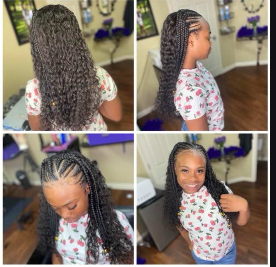 Partial Sewin/tribal Braids