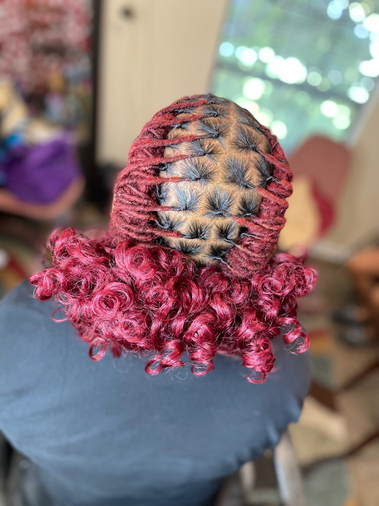 (Add-On) Hair added W/Curly ends