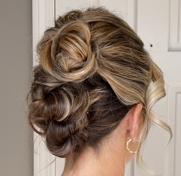 Updo at Hair Canvas Studio in Bristol, RI