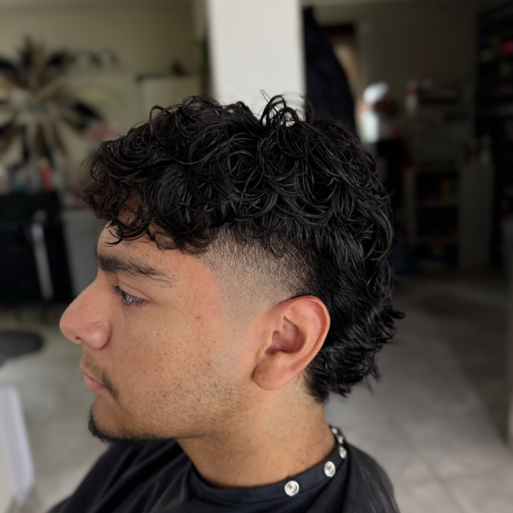 Male Perm at Ineffable Beauty Salon in Buda, TX