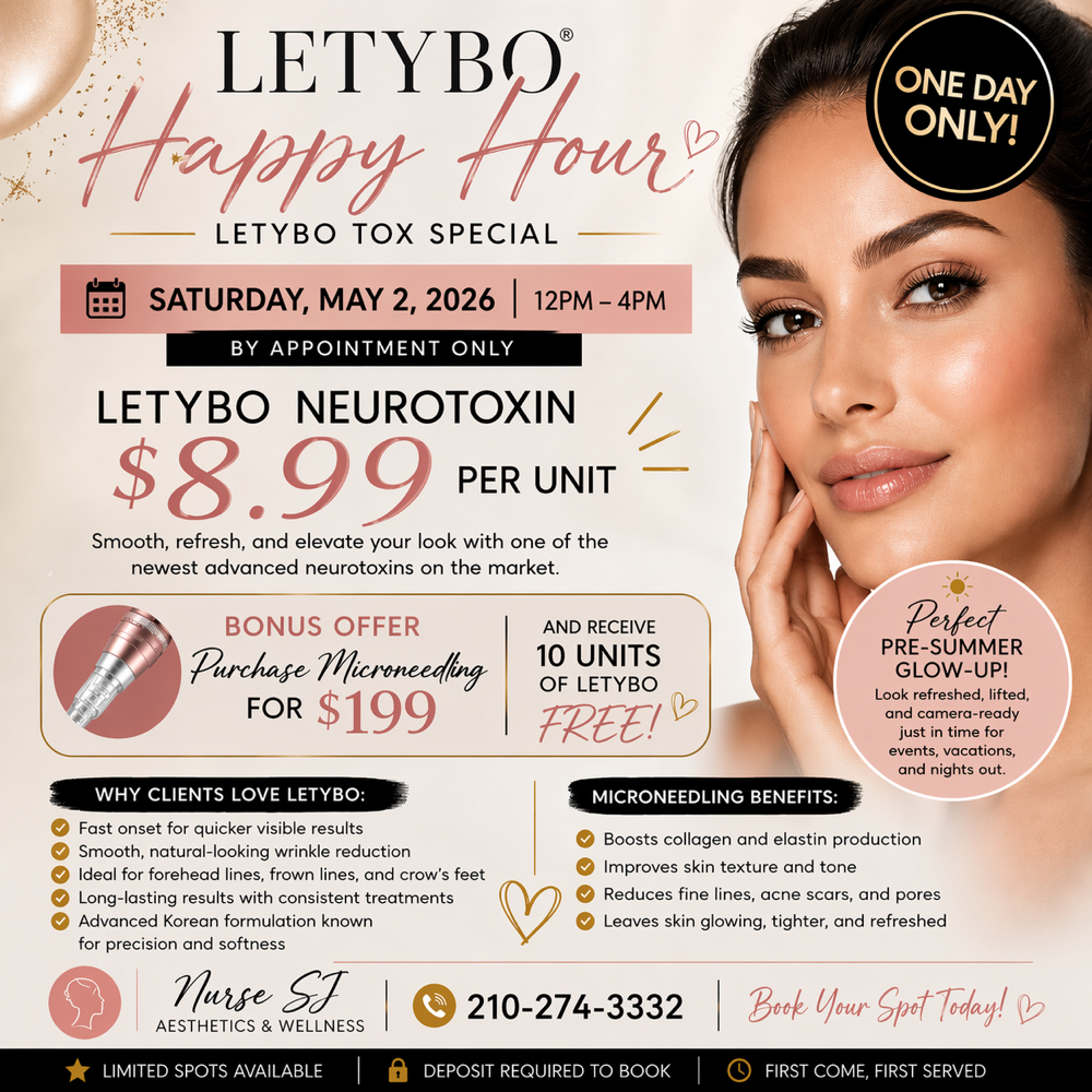 May-Botox Hour Deal at Aesthetics By Velvet Master in San Antonio, TX