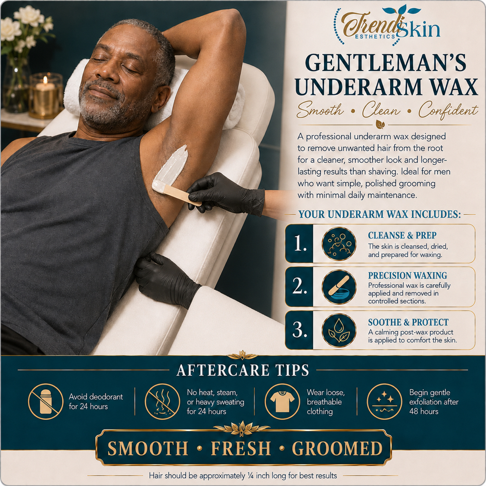 Underarm Wax (4 Weeks) at Trendiskin Esthetics in Baton Rouge, LA
