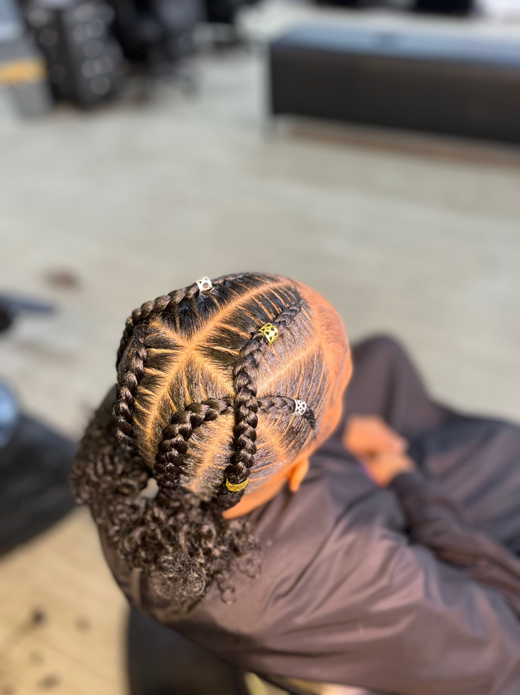 Stitch Braids/Feedin Braids at Hair By Cali in Eastpointe, MI