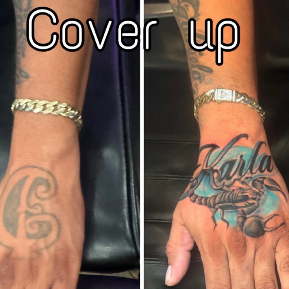 Tattoo Cover-Up — Starting at $150+ at Tattoo Whitney Houston in Houston, TX