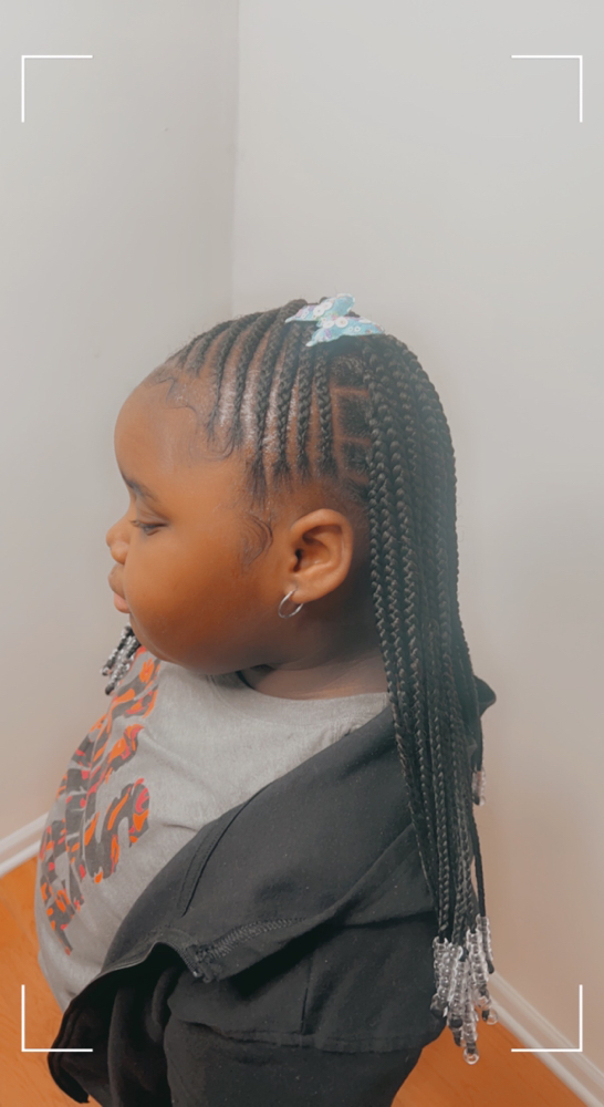 Scalp Braids& Half Knotless