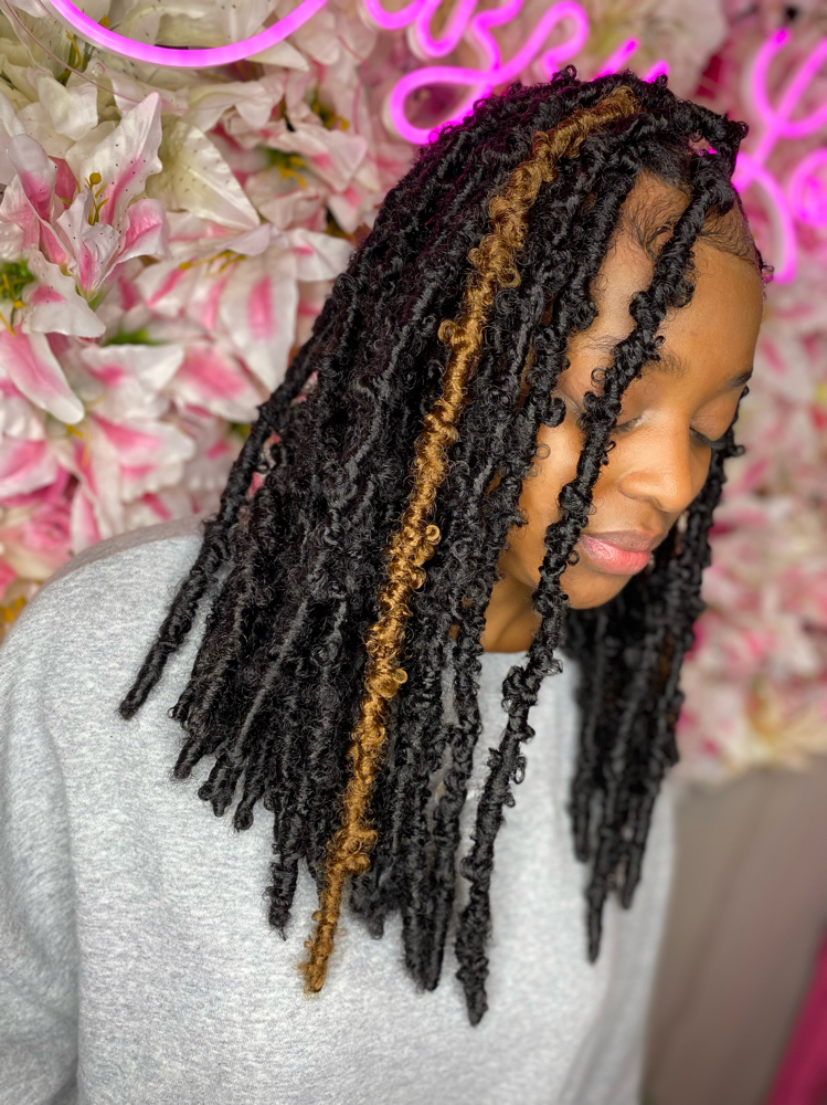 Shoulder Length Butterfly Locs