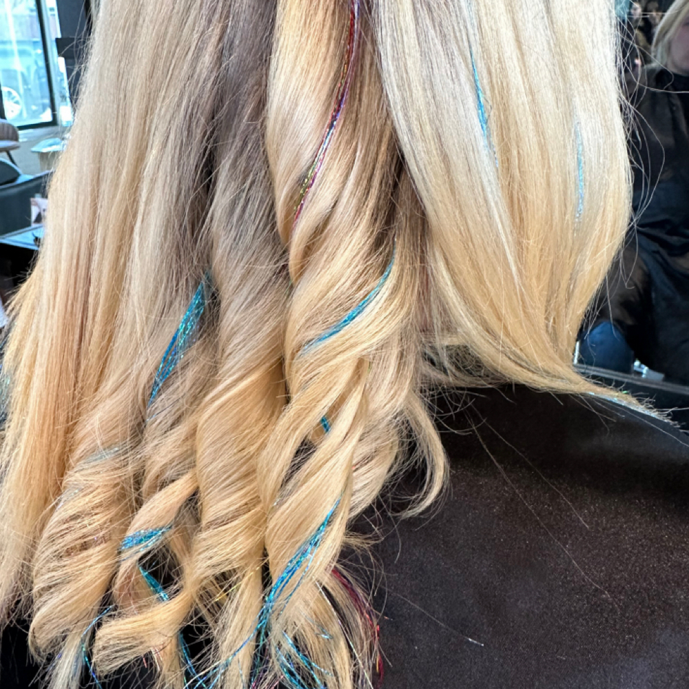 Hair Tinsel Party Package at Beautyybycyn in Oakdale, CA