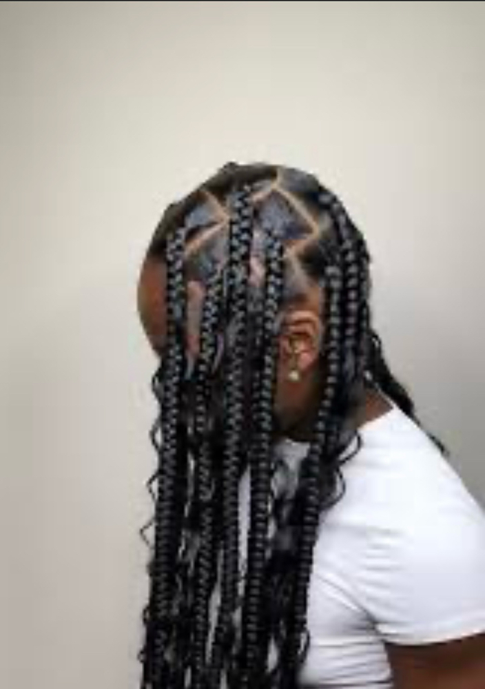 Boho Box Braids Large