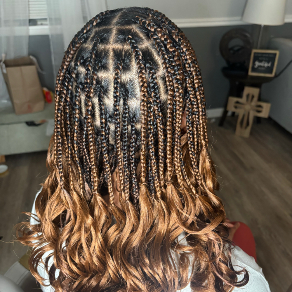 French Curl Braids at The Cheesedip Experience in Madison, TN