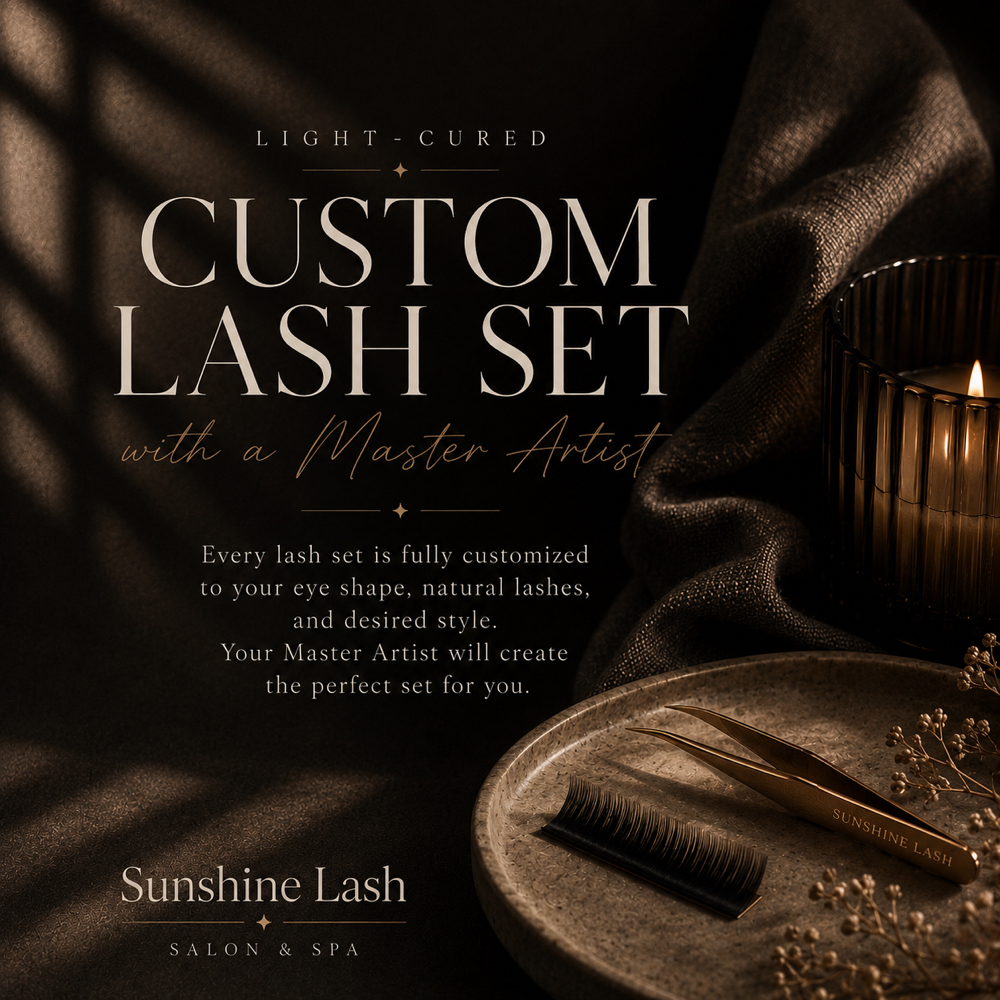 Light Cured Lash Set|Master Artist at Sunshine Lash Salon & Spa in Pasadena, MD