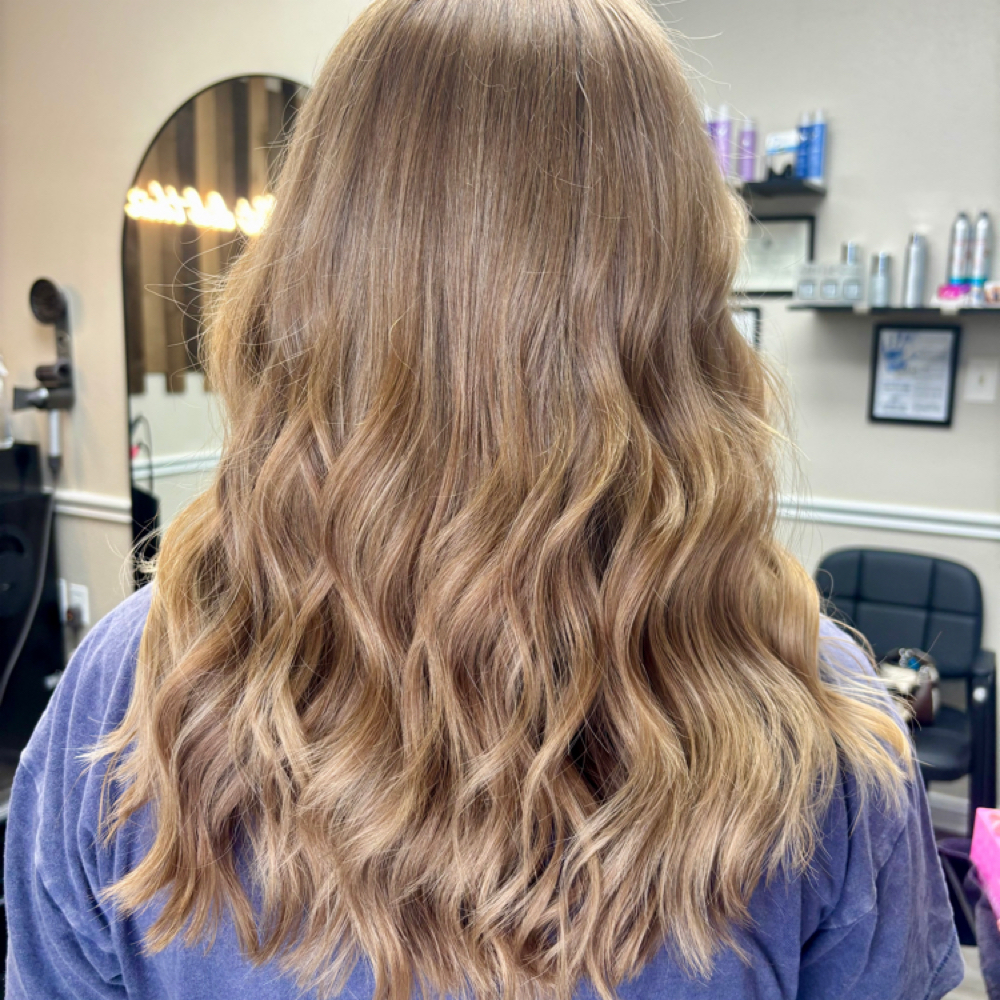 All Over Color With 10 Foils at (Nat Did That) NDT Hair Co. in Cleburne, TX