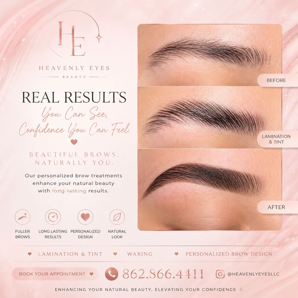 Brow Lamination & tint at Heavenly Eyes LLC in Little Falls, NJ