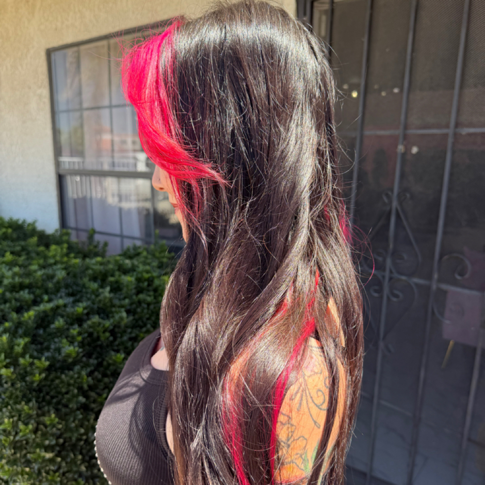 Summer Vivid Hair at Doll’d Up Beauty in Madera, CA