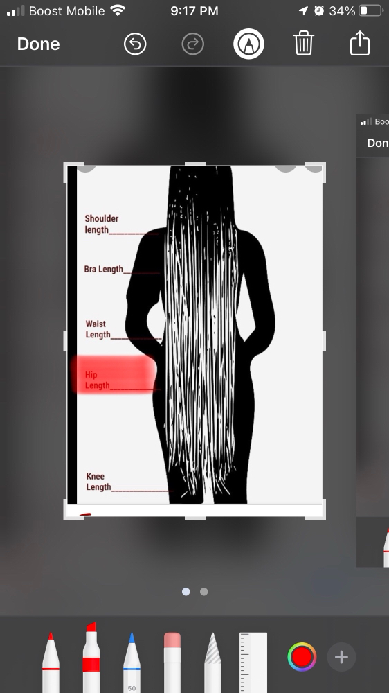 (Hip/Butt) EXTRA LENGTH