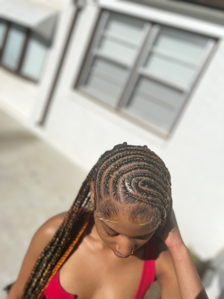 Medium lemon knotless at BraidsByJinece in Wichita, KS