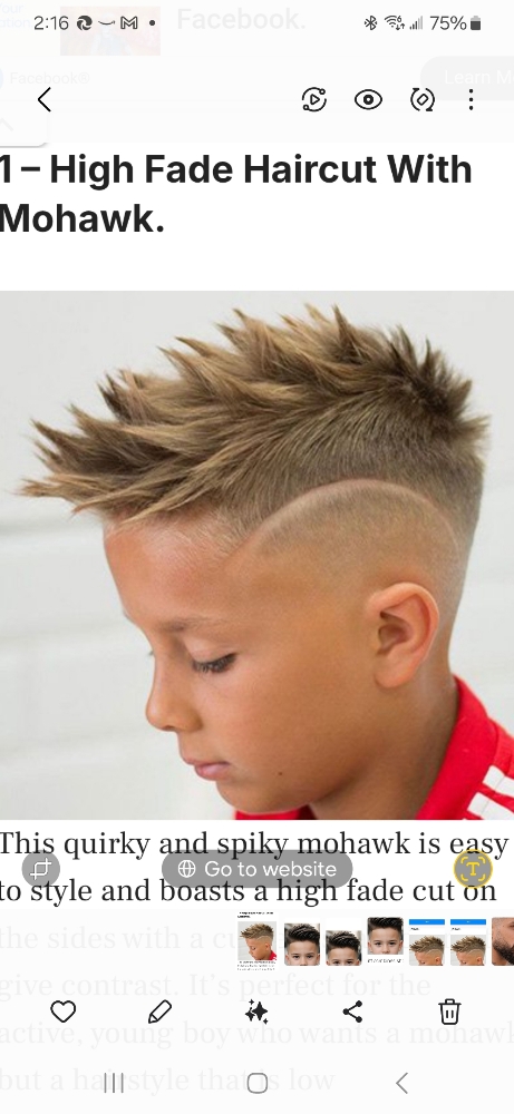 Child's Haircut