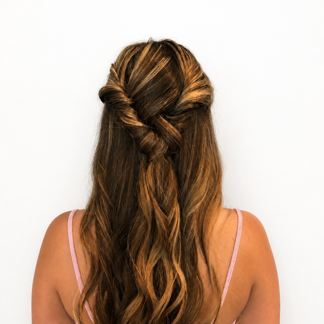 Half Updo at Hair by Meg Sweeney in Mill Valley, CA
