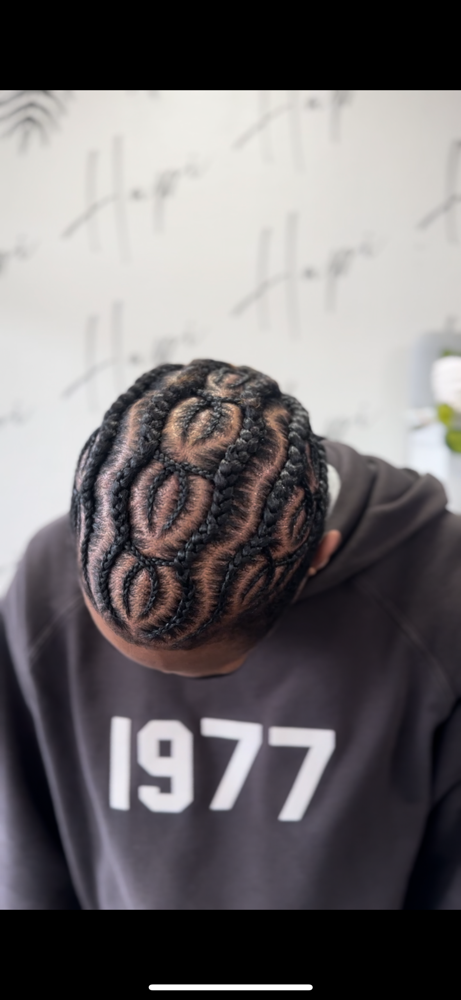 Intricate Design Half Head