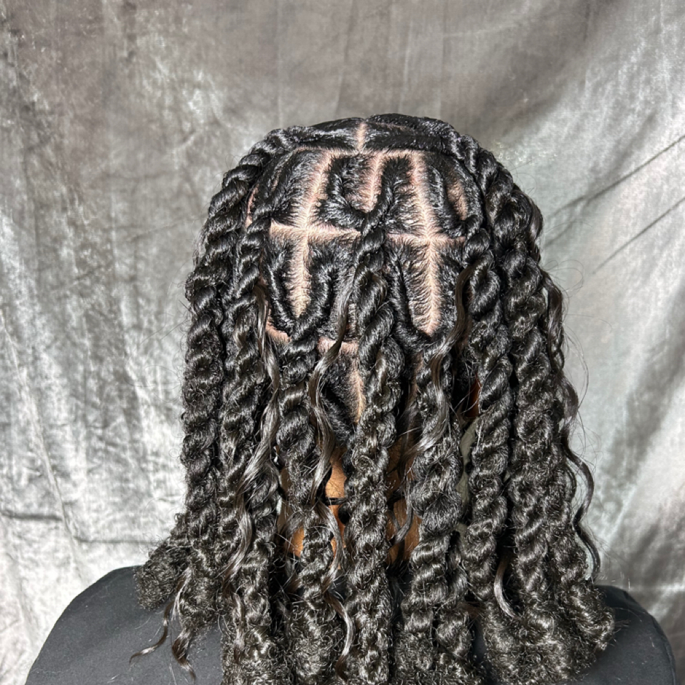 Invisible Locs at Tyra’s Braids & Co. in Kenosha, WI
