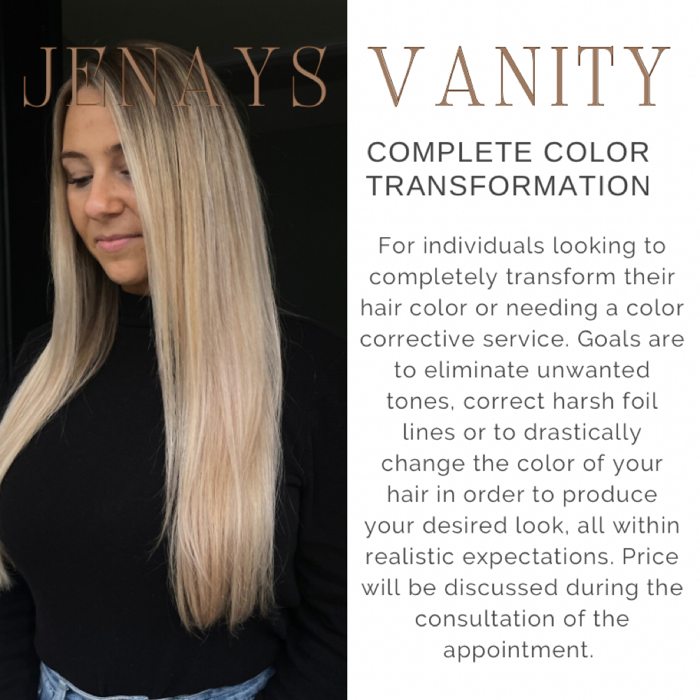Complete Color Transformation at Jenay’s Vanity in Middletown, NY