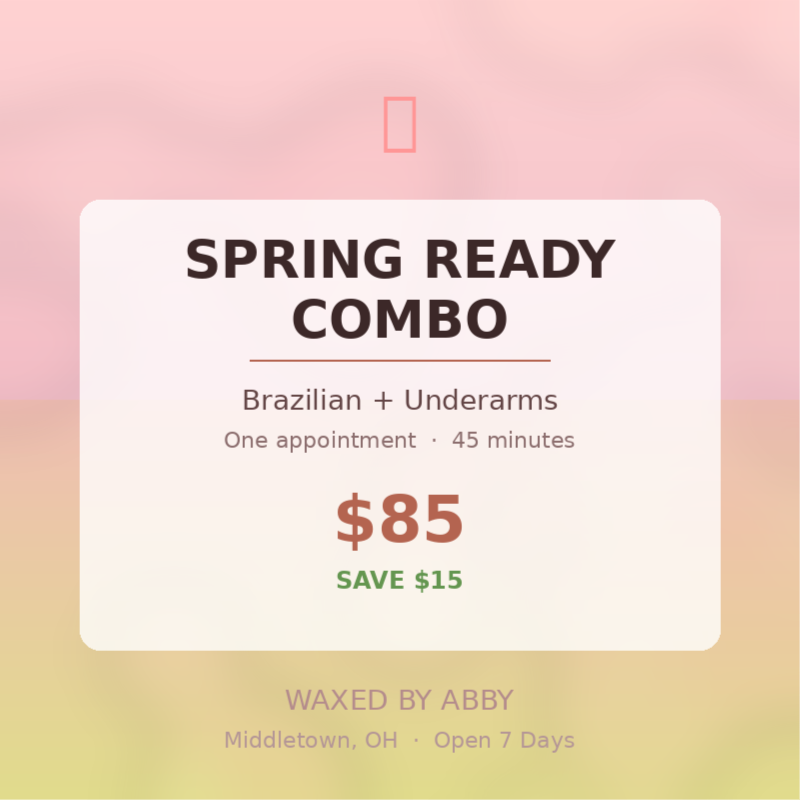 Spring Ready Combo at waxed.by.abby in Middletown, OH