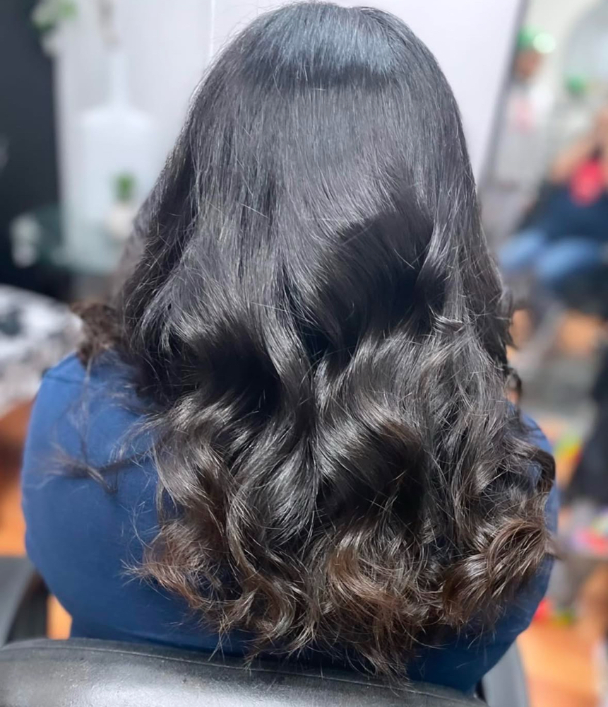 Lower Back Silk Press