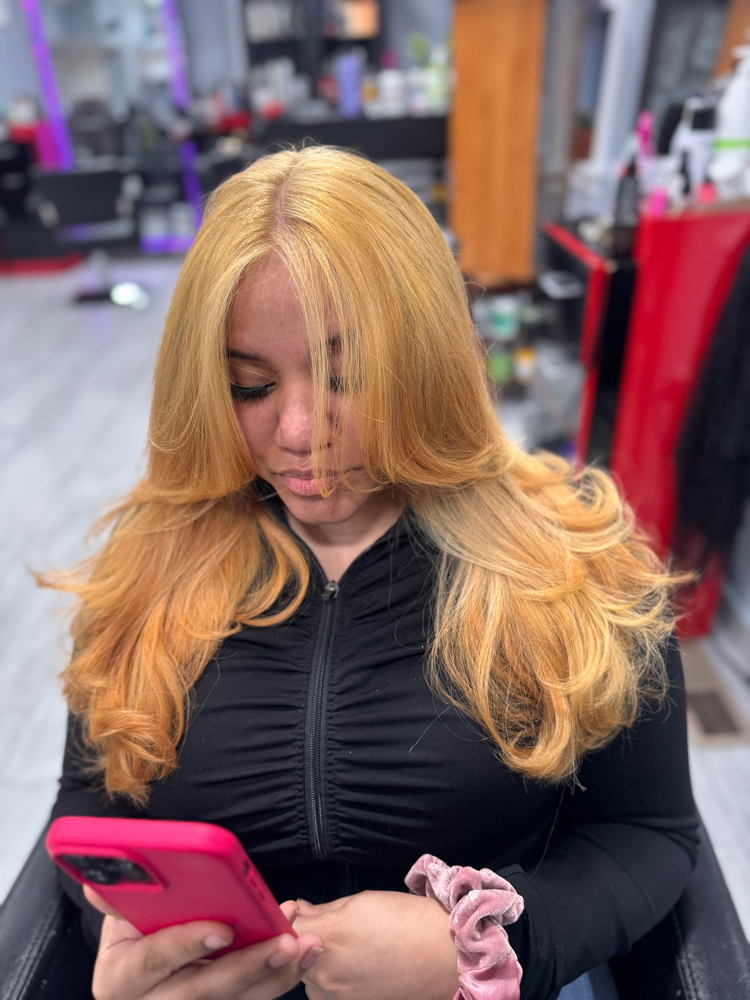Color Correction Or Full Blonding