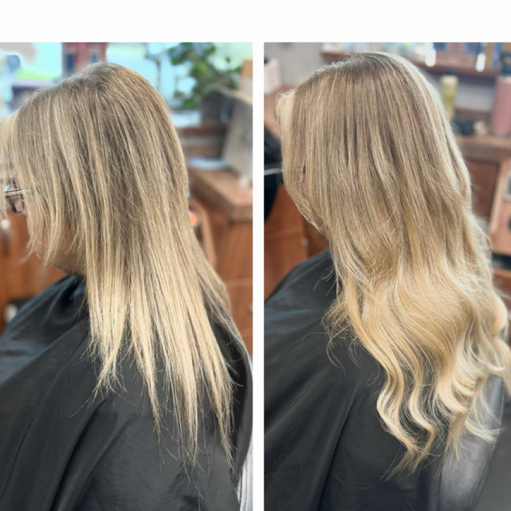 Hand Tied Extensions 3 Rows at Vivid Hair & Makeup Studio By Bailee Hunter in Green Bay, WI