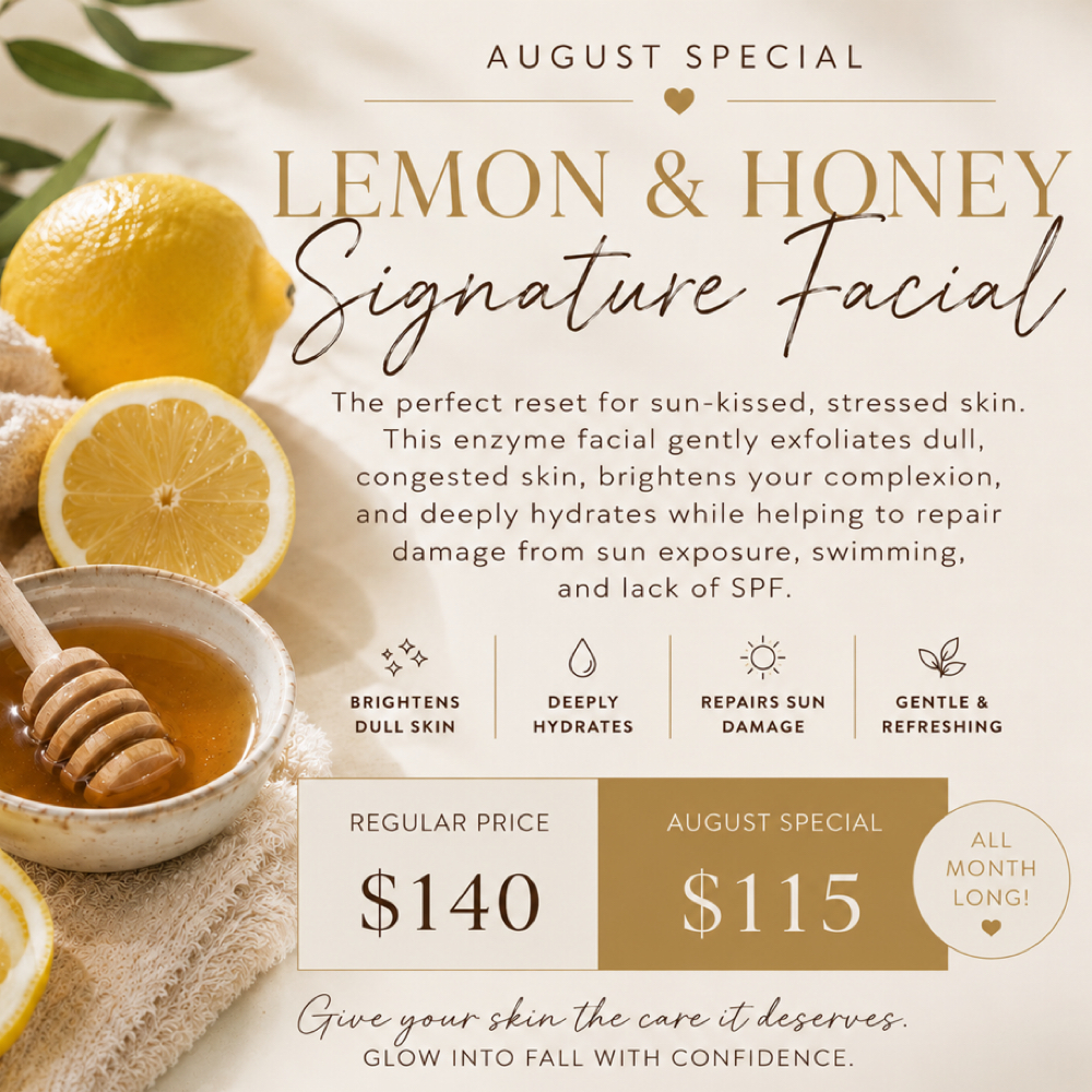 Lemon Honey enzyme (Special) 🍋 at Haleyskinbar in Weymouth, MA
