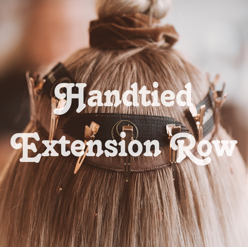Hand Tied Extension Row