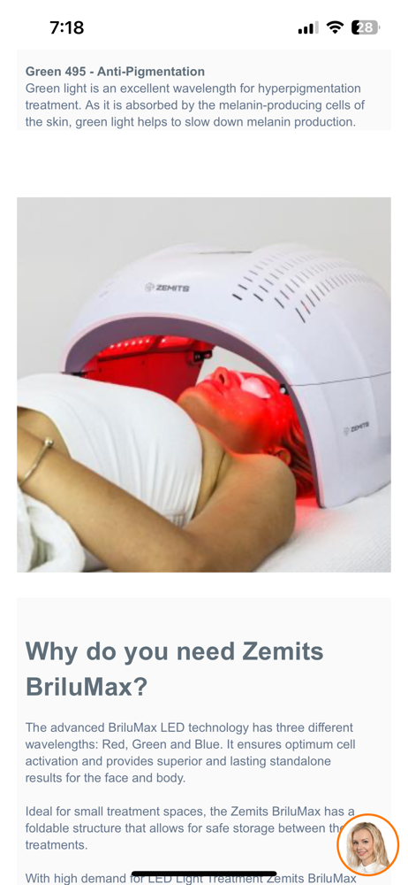LED Light Therapy Dome